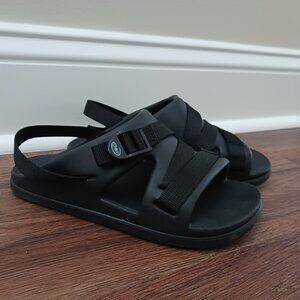 Chaco Chillos Sport‎ Sandals Kids Size 2 Black Slip-On Strap Activity Walking